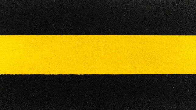 Clean minimalistic design bright bold pedestrian crossing sign white zebra stripes black asphalt background simple effective visual yellow black color palette