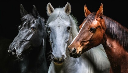 Obraz premium horses