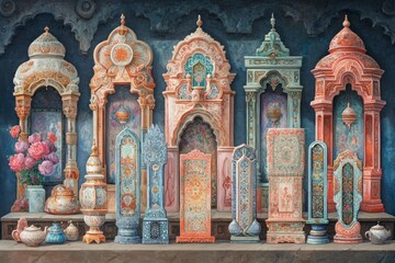 Obraz premium Koran Stand Artisan Craft Islam Religion Spiritual Symbol