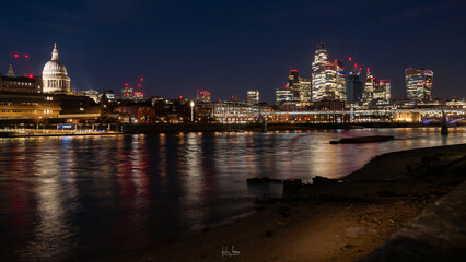 London at night