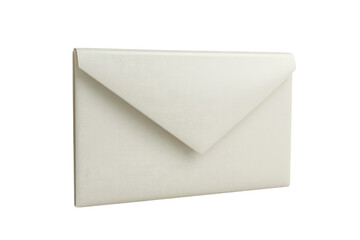 Elegant white envelope perfect for invitations, letters, and special occasions to convey messages with style. isolated on a white background, transparent background.