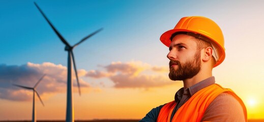 Maintenance team using specialized equipment for turbine repair, fieldwork in a remote area