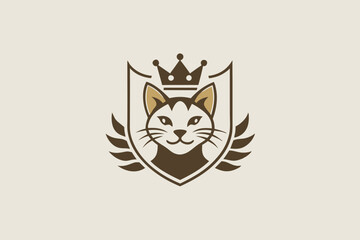 heraldic shield with wings