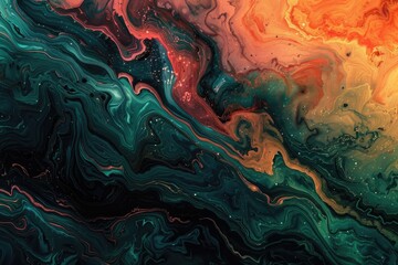 Obraz premium Beautiful abstract design with a blend of colors and textures
