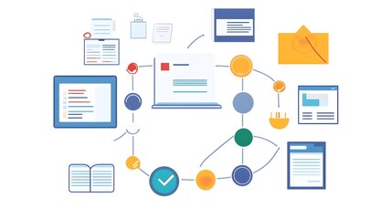Flowchart Depicting the Knowledge Management Process in Organizations