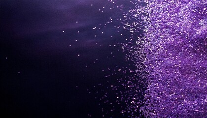 Obraz premium purple water drops on black background