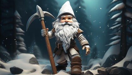 Naklejka premium dwarf
