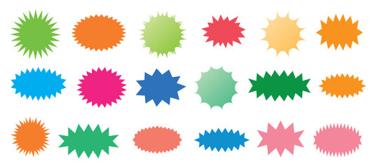 Abstract vector labels. Geometric shapes. Sticker, labels frames. Color vintage banner set..eps