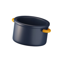 Cooking Pot 3D Illustration