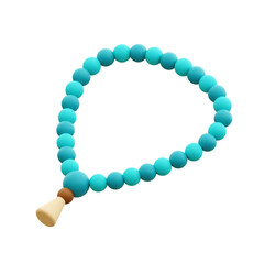 Tasbih 3D Illustration