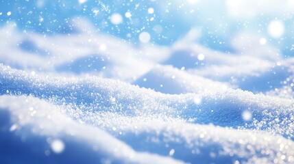 Snowy winter abstract background 