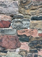 old scottish stone wall