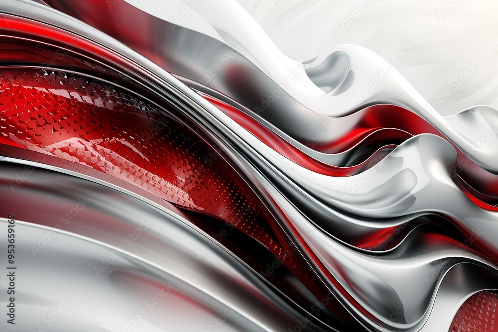 Fototapete create a sleek and contemporary abstract design with silva. generative ai