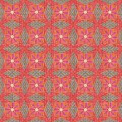 seamless pattern with flowers