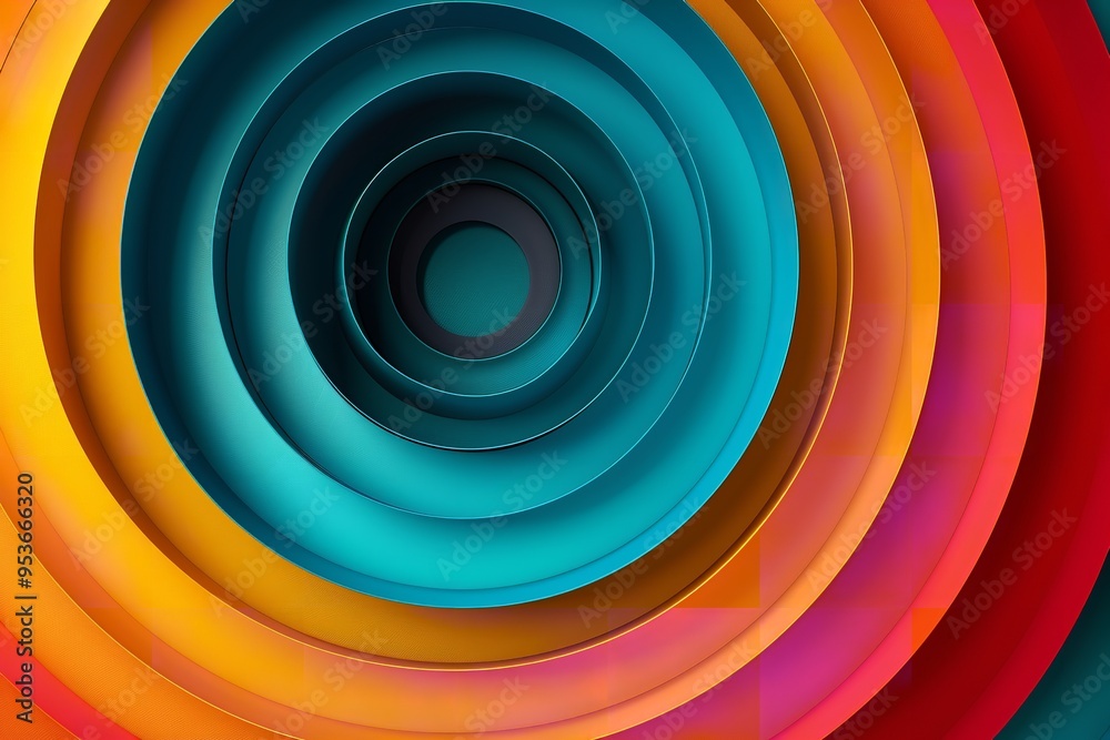 Poster create an aesthetically arresting abstract background feature. generative ai
