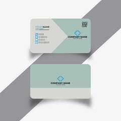 modern business card design . double sided business card design template . 