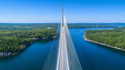 Penobscot Narrows Bridge's observatory is 420 ft tall.
