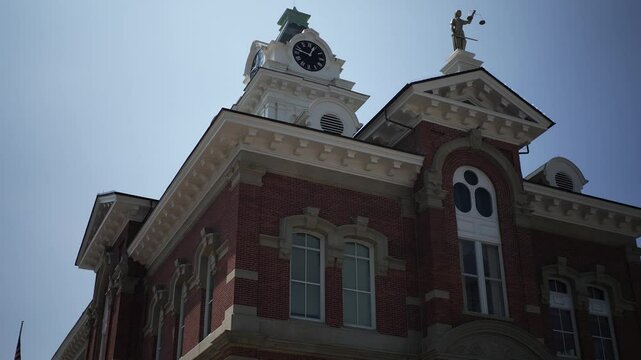 Athens County Common Pleas Courthouse in the small midwest town of Athens, Ohio.