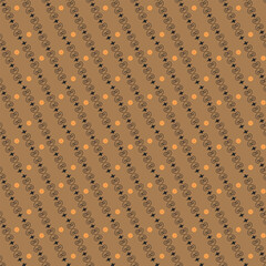 Obraz premium Seamless pattern design with beautiful floral and deep color background .