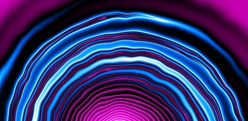 Abstract blue and purple dynamic background. Futuristic vivd neon swirl lines. Light effect.