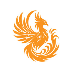 Fototapeta premium awesome phoenix logo illustration
