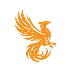 Obraz premium awesome phoenix logo illustration
