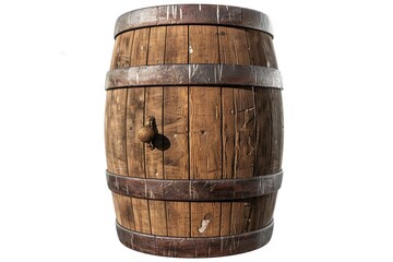 Fototapeta premium Barrel isolated on white background