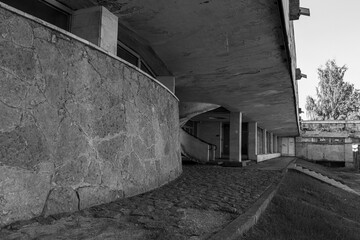 Obraz premium he old city abandoned building