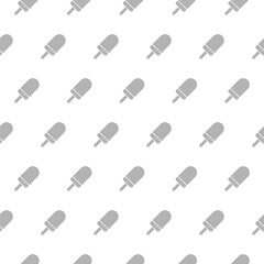 Ice cream in stick seamless pattern illustration background