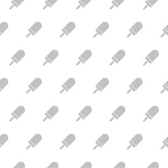 Ice cream in stick seamless pattern illustration background
