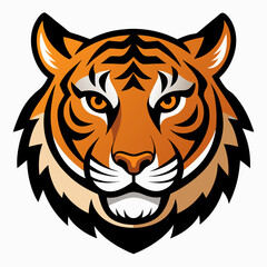 tiger head vector