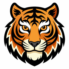 tiger head vector