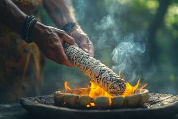 Smudge Stick Nature Connection Native American Spirituality Religion Spiritual Symbol