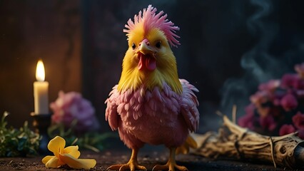 Fototapeta premium Beautiful Hen