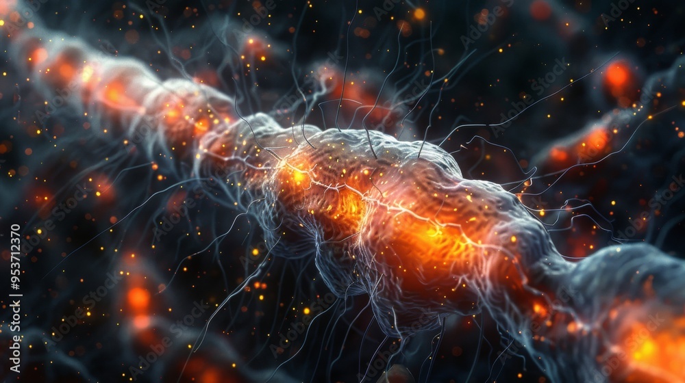 Poster an immunofluorescence microscopy image showing the localization of voltage-gated sodium channels at 