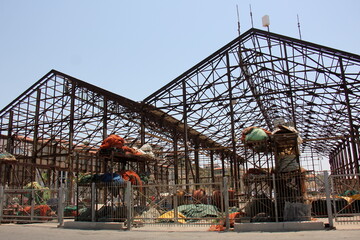 Seaport in the city of Tel Aviv in Israel.