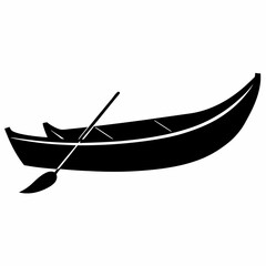 Canoe Black silhouette