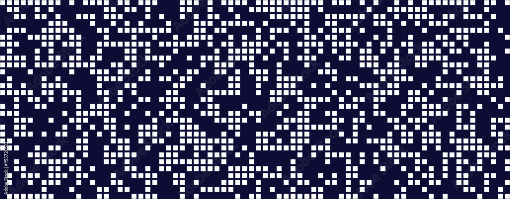 Aufkleber digital background with dissolving rectangular dots and gradient mosaic texture. abstract background