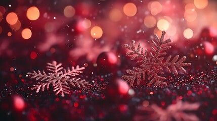 Snowing Christmas Background