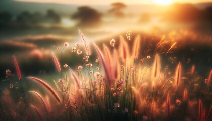 Praderas en Amanecer