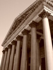 Fototapeta premium City architecture sepia