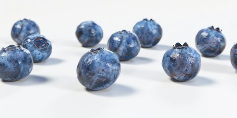 Set of six blue glass balls, handmade with intricate patterns and textures, perfect for home decor or craft projects.