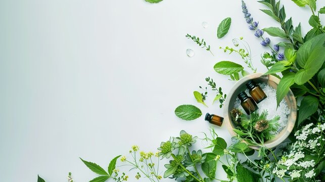 Fototapeta naturopathic clinic themed banner