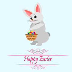 Bunny Trails: Cute Easter Vector Graphics