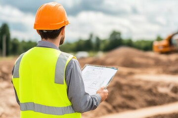 Engineers using GPS for site layout, precision planning, technological integration