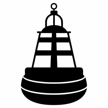 recommend clip art: Buoy Black silhouette