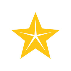 Obraz premium Star Logo Vector Template Icon