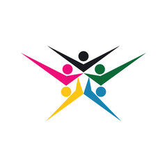 Community Logo Vector Template Icon