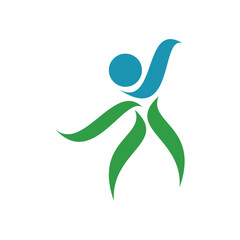 Heart Life Logo Vector Template Icon