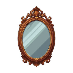 antique mirror frame